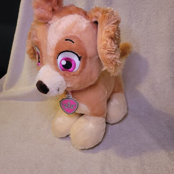 Build a Bear BAB Paw Patrol Dog Skye 2018 Nickelodeon Soft Plush Toy - Picture 1 of 8